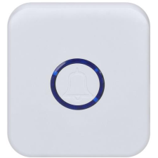 SOLIGHT vezeték nélküli csengő, elemmentes, hálózati, 150 m, fehér, tanulókódos (1L70) csengő