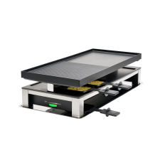 Solis 3 az 1-ben grill/raclette főzőlap, , 1500 W, 10 személyes, fekete grillsütő