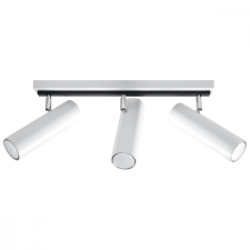 Sollux DIREZIONE mennyezeti lámpa 3xGU10 fényvisszaverő mozgatható halogén lámpatest 45cm fehér SOLLUX világítás
