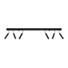 Sollux Eyetech 6 fekete mennyezeti lámpa (SOL-SL.0901) G9 6 izzós IP20 világítás