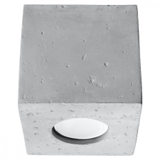 Sollux Felületre szerelhető lámpatest QUAD GU10 Spot Industrial Cube szürke SOLLUX világítás