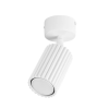 Sollux Lampa Sufitowa Reflektor Plafon LED GU10 Biała Minimalistyczny Regulowany Tuba Karbowana Deep Space SL.1911 Sollux