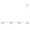 Sollux Lampa Wisząca Sufitowa Zwis Reflektor LED 4x Gx53 Beżowa Minimalistyczny Tuba Aura Deep Space SL.2697 Sollux