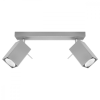 Sollux MERIDA mennyezeti lámpa 2xGU10 reflektoros mozgatható halogén lámpatest 30cm szürke SOLLUX
