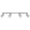 Sollux MERIDA mennyezeti lámpa 4xGU10 fényvisszaverő mozgatható halogén lámpatest 80cm szürke SOLLUX