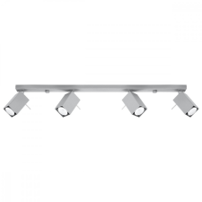 Sollux MERIDA mennyezeti lámpa 4xGU10 fényvisszaverő mozgatható halogén lámpatest 80cm szürke SOLLUX világítás