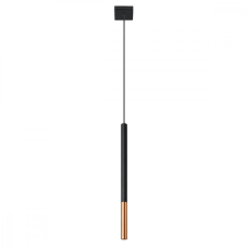 Sollux MOZAICA 1 G9 függesztett mennyezeti lámpa túlnyúlás elegáns fekete és réz SOLLUX világítás