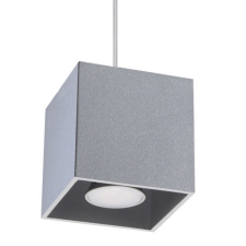 Sollux Quad 1 szürke függesztett lámpa (SOL-SL.0061) GU10 1 izzós IP20 világítás