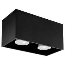 Sollux Quad fekete mennyezeti lámpa (SOL-SL.0381) GU10 2 izzós IP20 világítás