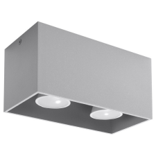 Sollux Quad szürke mennyezeti lámpa (SOL-SL.0382) GU10 2 izzós IP20 világítás