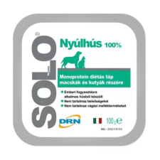 Solo by DRN Solo Hypoallergén pástétom nyúl 100g macskaeledel