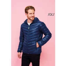 SOLS Dzseki Sols Ray férfi kapucnis (100%poliészter 209g/m2) metal grey, XL munkaruha