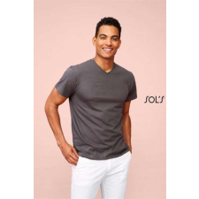 SOLS Póló Sols férfi v-nyakú férfi, deep black, 2XL munkaruha
