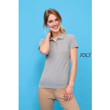 SOLS Póló Sols People galléros női női (100%pamut 210g/m2) red, 2XL munkaruha