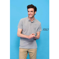 SOLS Póló Sols Spring II galléros férfi (100%pamut 210g/m2) red, 5XL munkaruha