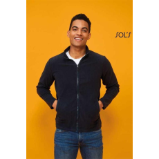 SOLS Pulóver Sols férfi polár 2 cipzáras zseb férfi (100%poliészter 220g/m2) black, S