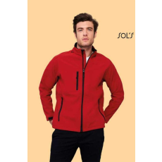SOLS Pulóver Sols Relax softshell férfi cipzáras férfi, black, XL