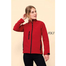 SOLS Pulóver Sols Roxy softshell női cipzáras női (340g/m2) dark chocolate, 2XL