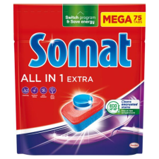 Somat All in 1 Extra mosogatógép tabletta 75db tisztító- és takarítószer, higiénia