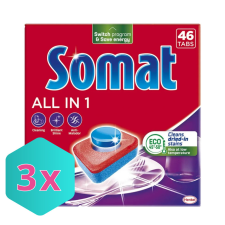  Somat mosogatógép kapszula Allin1 46db/csg KARTON - 3 db tisztító- és takarítószer, higiénia