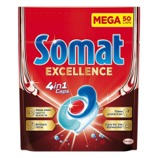 Somat Mosogatógép tabletta SOMAT Excellence 50 darabos tisztító- és takarítószer, higiénia