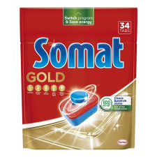 Somat Mosogatógép tabletta SOMAT Gold 34 darab/doboz tisztító- és takarítószer, higiénia