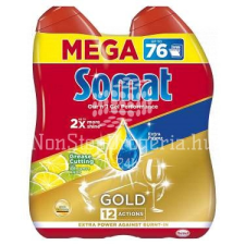 Somat Somat Gold Anti Grease Lemon Duo gél 2×684 ml Mega tisztító- és takarítószer, higiénia