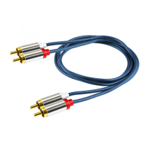 Somogyi 2 RCA csatlakozó - 2 RCA csatlakozó, 1m kábel (A 3-1M) (Somogyi A 3-1M) kábel és adapter