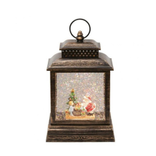 Somogyi Electronics Lámpás vízkeveréssel, csillámokkal, Mikulással LTN 16 karácsonyi dekoráció