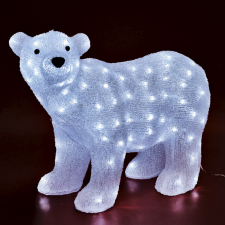 Somogyi Elektronic Akril jegesmedve, kültéri, 120 WH LED, 42 cm karácsonyi dekoráció