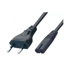 Somogyi hálózati csatlakozókábel (2x0,75mm2) (N 1/VDE) (N 1/VDE) kábel és adapter