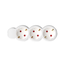 Somogyi Home ELOSZTÓ 3-AS 5M 3×1,5MM2 FEHÉR kábel és adapter