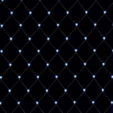 Somogyi KLN 160C/WH LED-es Fényháló IP44 2x1.5m hideg fehér karácsonyfa izzósor