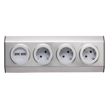 Somogyi KNV 03/USB szerelhető konyhai elosztó USB aljzatokkal villanyszerelés