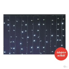 Somogyi LED-es fényfüggöny, 2x3 m, 600 LED, sorolható, kültéri, beltéri, hidegfehér karácsonyfa izzósor