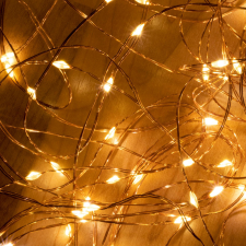 Somogyi Micro LED-es fényfüzér-köteg, 10 füzér / 20 LED, melegfehér, kültéri kivitel kültéri izzósor