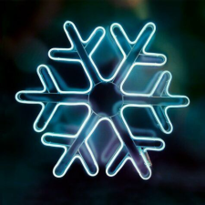 Somogyi NEON 2 LED-es neon light figura, hókristály karácsonyfa izzósor