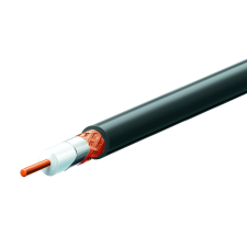 Somogyi RG6-32/BK Koax kábel 75 ohm 100 m - Fekete (Az ár folyóméterre vonatkozik) (RG 6-32/BK) kábel és adapter