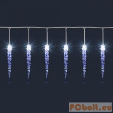 Somogyi Somogyi KJL 50C LED Jégcsap izzósor 7,3 m - Hideg fehér karácsonyfa izzósor