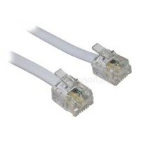 Somogyi USE T 5-5WH/X 5m 6P4C d-d fehér telefon vezeték (SOMOGYI_T_5-5WH/X) kábel és adapter