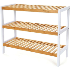 Songmics 3 Szintes bambusz cipőtartó 70 x 26 x 55 cm bútor