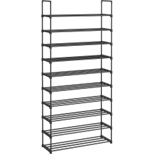Songmics cipőtartó állvány 30 × 94 × 206 cm, fekete színben bútor