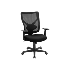 Songmics Ergonomikus Hálós Irodai Szék Állítható Deréktámasszal Fekete forgószék