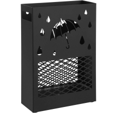 Songmics Esernyőtartó, 28 x 12 x 41 cm, fém, fekete, Songmics bútor
