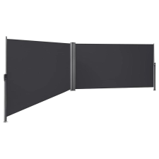 Songmics Kétoldalas napellenző, 1,8 x 6 m (H x M) antracit kerti bútor