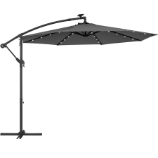Songmics Napernyő - Karos - Napelemes LED - 300 cm kerti bútor