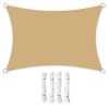 Songmics Napvitorla 3x4 m, homok színe
