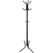 Songmics Stílusos fém állófogas, kabáttartó állvány, 12 kampóval, 176 cm bútor