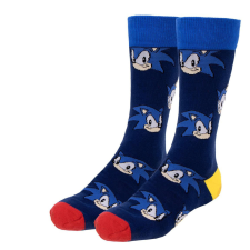 Sonic a sündisznó Face felnőtt hosszú szárú zokni 35/41 gyerek zokni