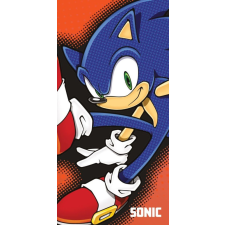  Sonic a sündisznó Fearless fürdőlepedő, strand törölköző 70x140cm lakástextília
